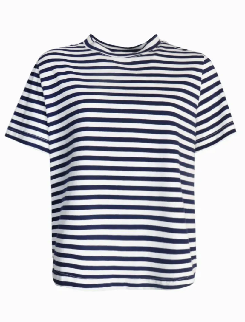 Shirts And Tops*Zjoosh Alice Striped Tee Navy