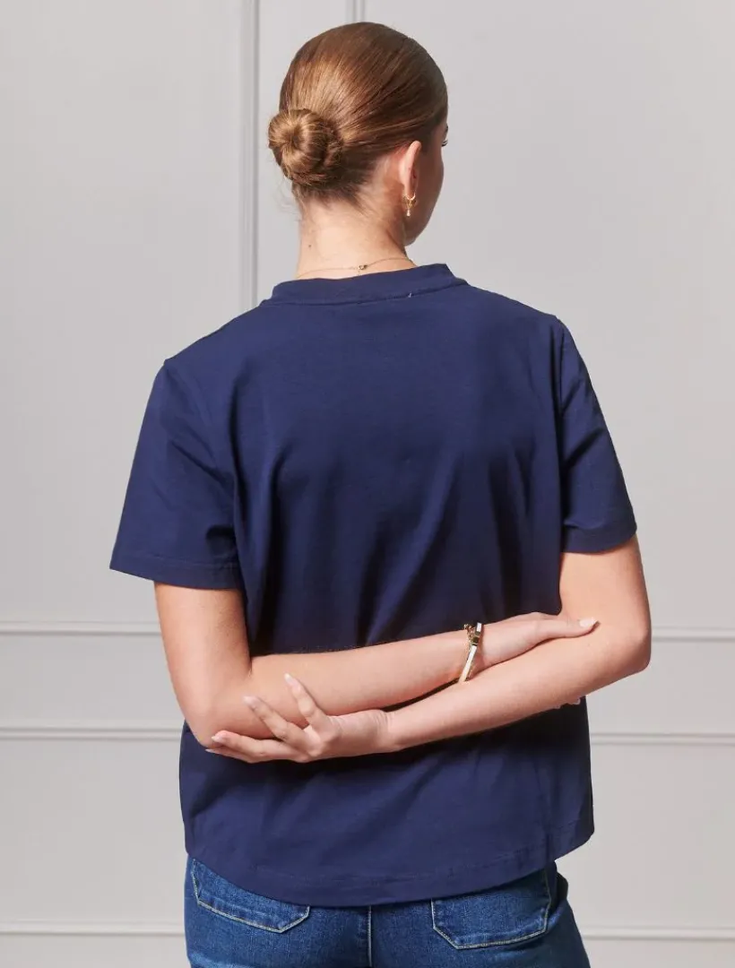 Shirts And Tops*Zjoosh Alice Tee Navy