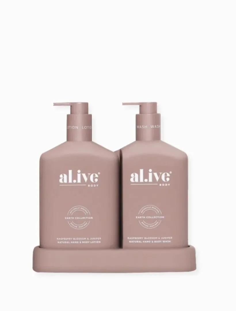 Body Lotions|Hand & Body Sets*Al.ive Raspberry Blossom u0026 Juniper Hand u0026 Body Duo 500ml