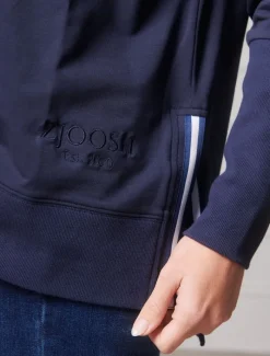 Loungewear|Knits And Jumpers*Zjoosh Alysha Zip Through Sweatshirt Navy