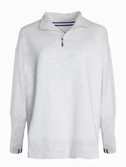 Loungewear|Knits And Jumpers*Zjoosh Alysha Zip Through Sweatshirt Grey
