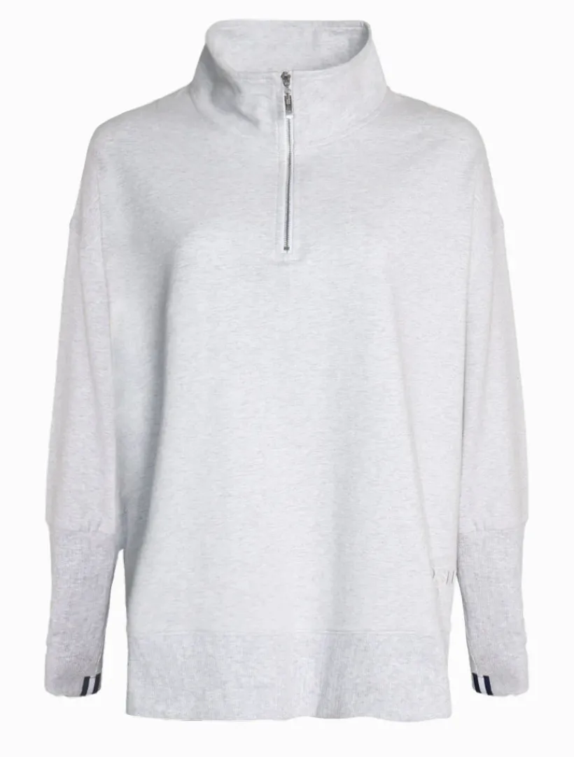 Loungewear|Knits And Jumpers*Zjoosh Alysha Zip Through Sweatshirt Grey