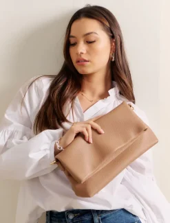 Clutches|Cross Body Bags*Zjoosh Amber Bag - FINAL SALE Clay