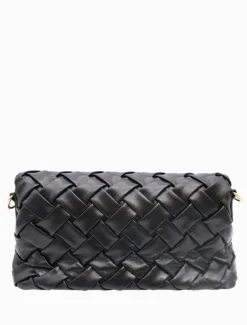 Clutches*Zjoosh Amber Woven Bag - FINAL SALE Black