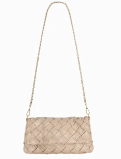 Clutches*Zjoosh Amber Woven Bag - FINAL SALE Clay