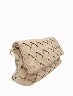 Clutches*Zjoosh Amber Woven Bag - FINAL SALE Clay