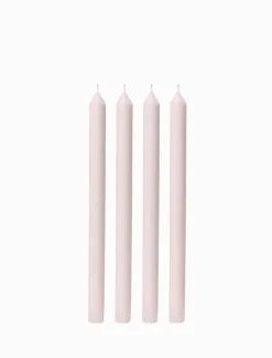 Unscented Candles*3rd Party Other Antique pink 30cm Dinner Candle (Pack of 4)