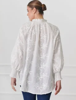 Shirts And Tops*Zjoosh Anya Lace Shirt White