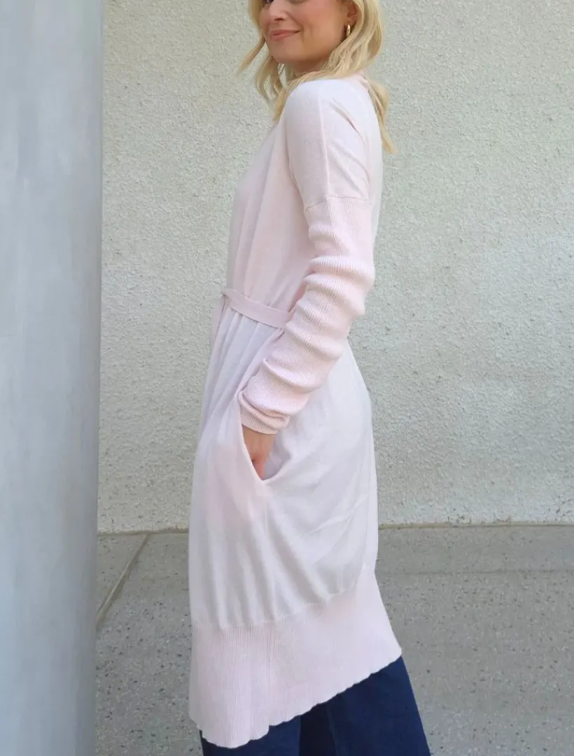 Loungewear|Knits And Jumpers*Zjoosh Aspen Lounge Wrap Cardigan Pink