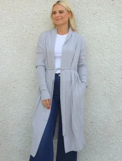 Pyjamas|Loungewear*Zjoosh Aspen Lounge Wrap Cardigan Grey