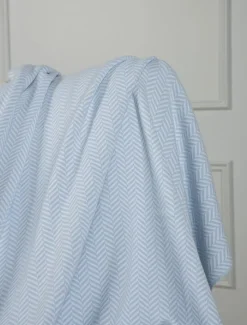 Blankets And Throws*Zjoosh Astor Knit Blanket Duck Egg Blue DuckEggBlue