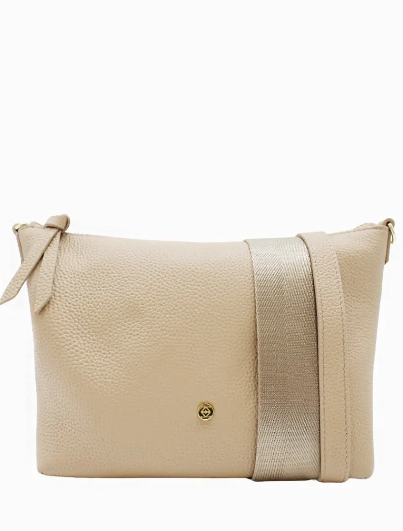 Cross Body Bags|Zjoosh Leather*Zjoosh Bancroft Cross Body Bag Beige