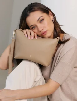 Cross Body Bags|Zjoosh Leather*Zjoosh Bancroft Cross Body Bag Hazelnut