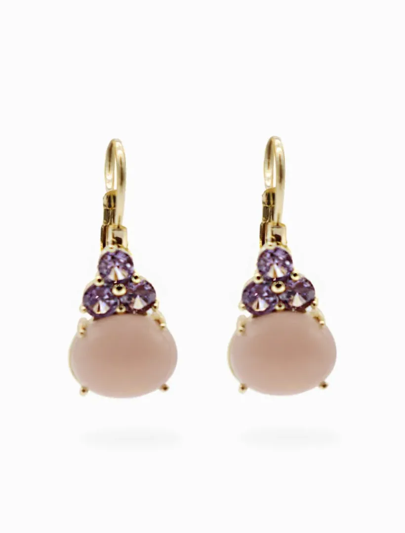 Earrings*Zjoosh Bente Drop Earrings Lilac