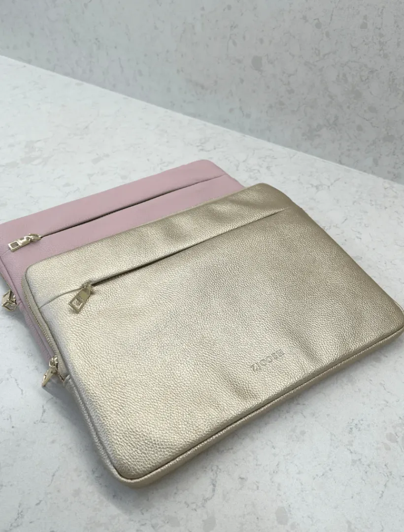 Travel And Cosmetic Bags|Travel & Cosmetic Bags*Zjoosh Billy Laptop Cover Gold