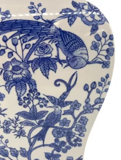 Vases & Pots|Ceramics*Zjoosh Bird Garden Temple Jar - FINAL SALE