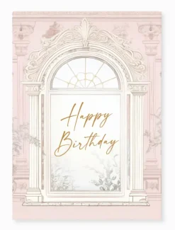 Stationery*Zjoosh Birthday Window Card