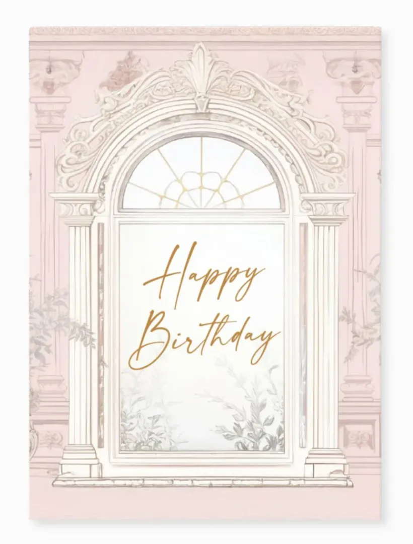 Stationery*Zjoosh Birthday Window Card