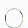 Pearl Jewellery|Bangles And Bracelets*Zjoosh Blue Stone and Pearl Stretch Bracelet