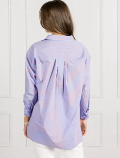 Shirts And Tops*Zjoosh Blue Tangelo Stripe Shirt - FINAL SALE