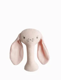 Kids*3rd Party Other Bobby Bunny Stick Rattle Linen Pink