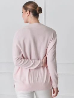 Knits And Jumpers*Zjoosh Boyfriend Cashmere Jumper Pink