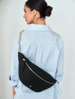 Zjoosh Leather|Bum Bags*Zjoosh Brandi Sling Bag Black