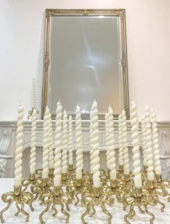 Tea Lights & Candle Holders*3rd Party Other Brass Bow Candle Holder