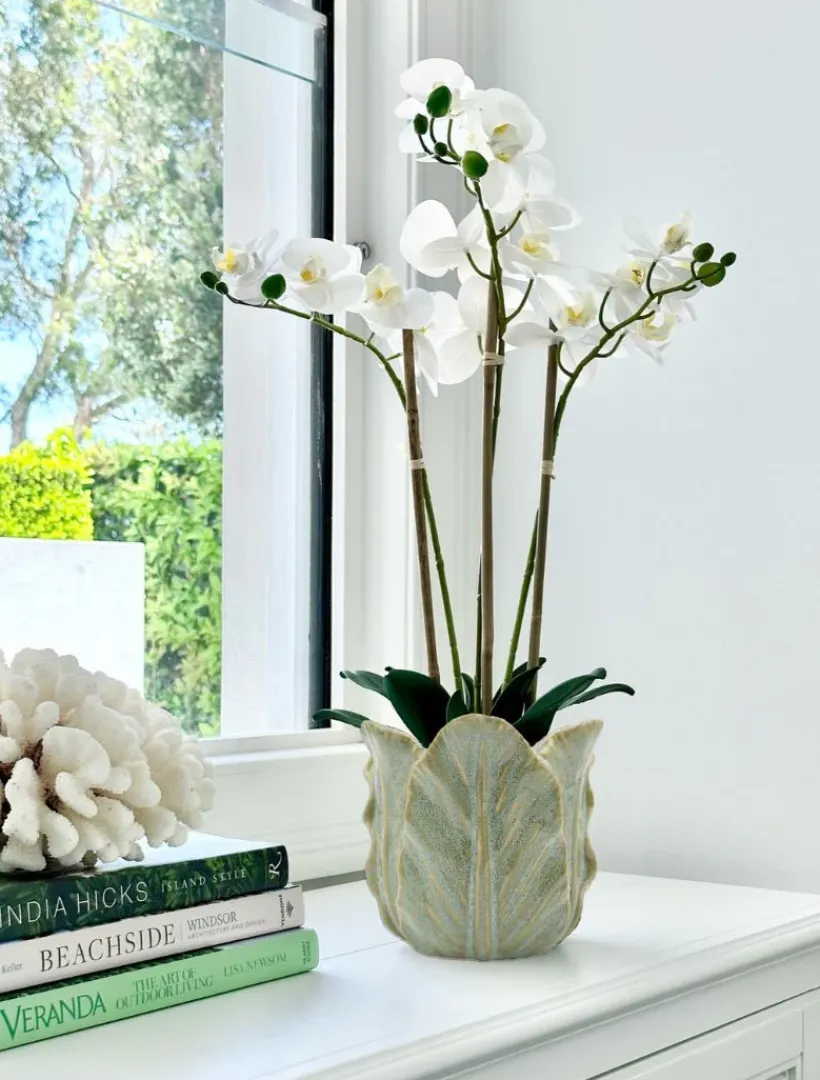 Vases & Pots|Ceramics*Zjoosh Cabbage Leaf Pot Light Green Large LightGreen