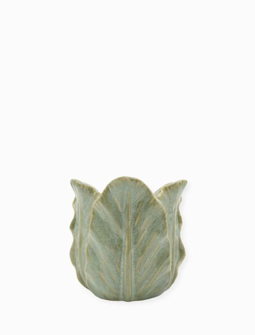 Vases & Pots|Ceramics*Zjoosh Cabbage Leaf Pot Light Green Small LightGreen