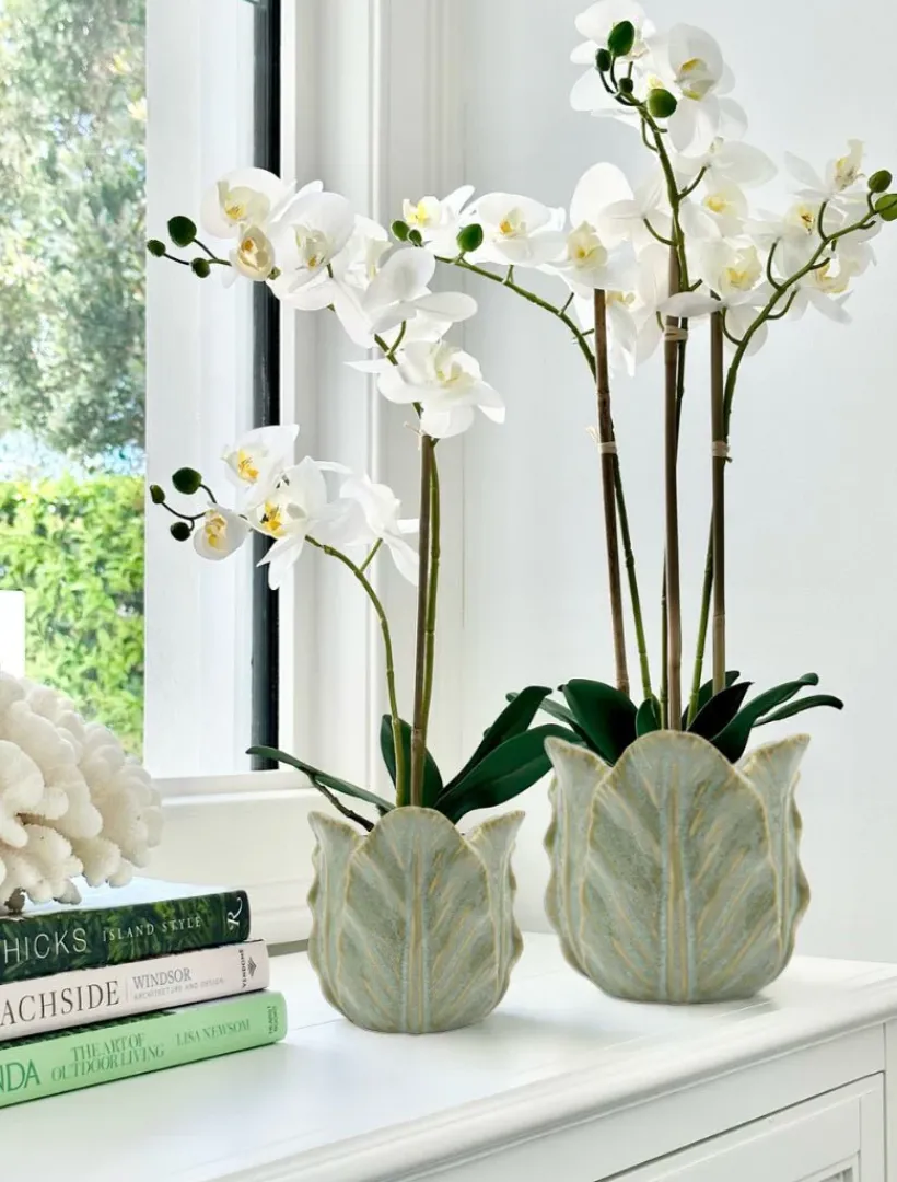 Vases & Pots|Ceramics*Zjoosh Cabbage Leaf Pot Light Green Small LightGreen