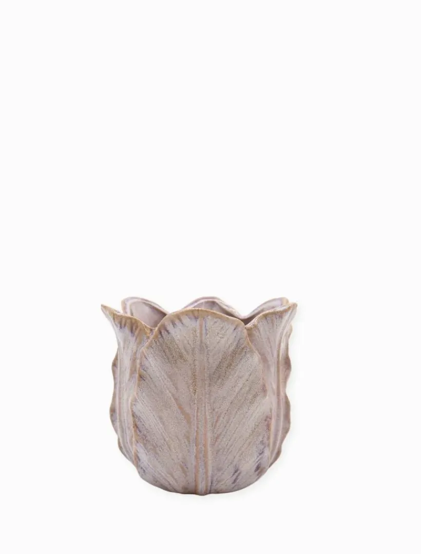 Vases & Pots|Ceramics*Zjoosh Cabbage Leaf Pot Small Pink