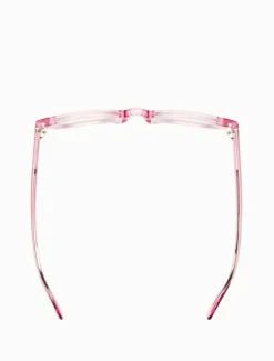 Reading Glasses*Caddis Miklos Polished Clear Pink