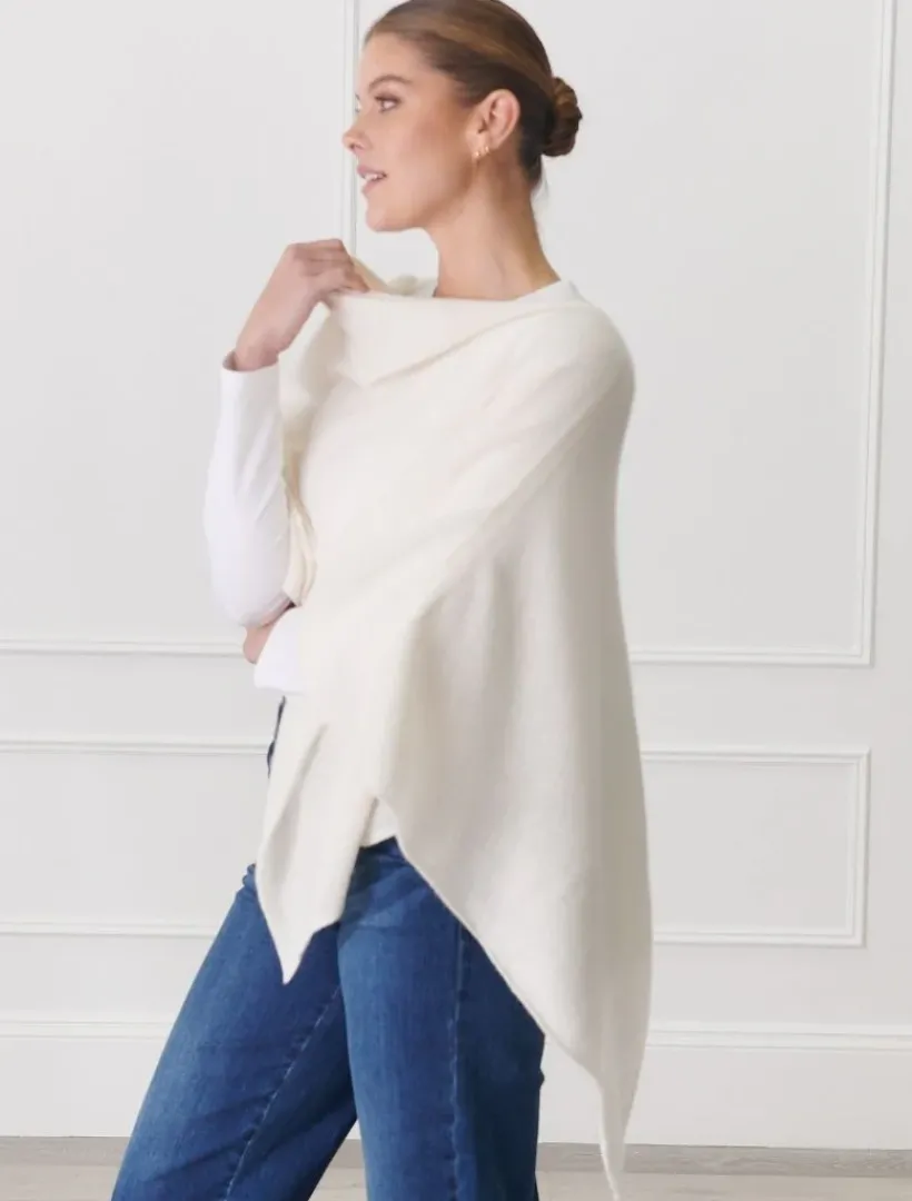 Scarves|Ponchos And Ponchettes*Zjoosh Cashmere Ponchette Cream