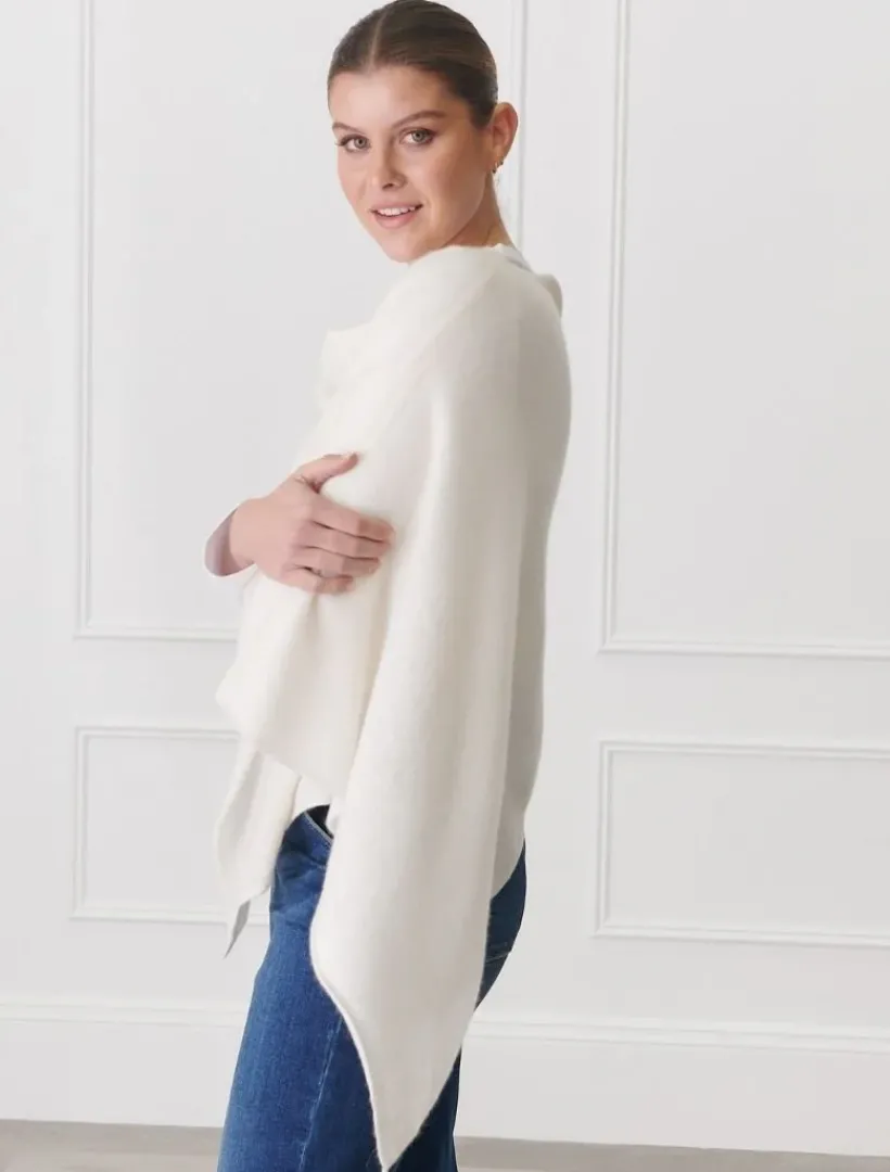 Scarves|Ponchos And Ponchettes*Zjoosh Cashmere Ponchette Cream