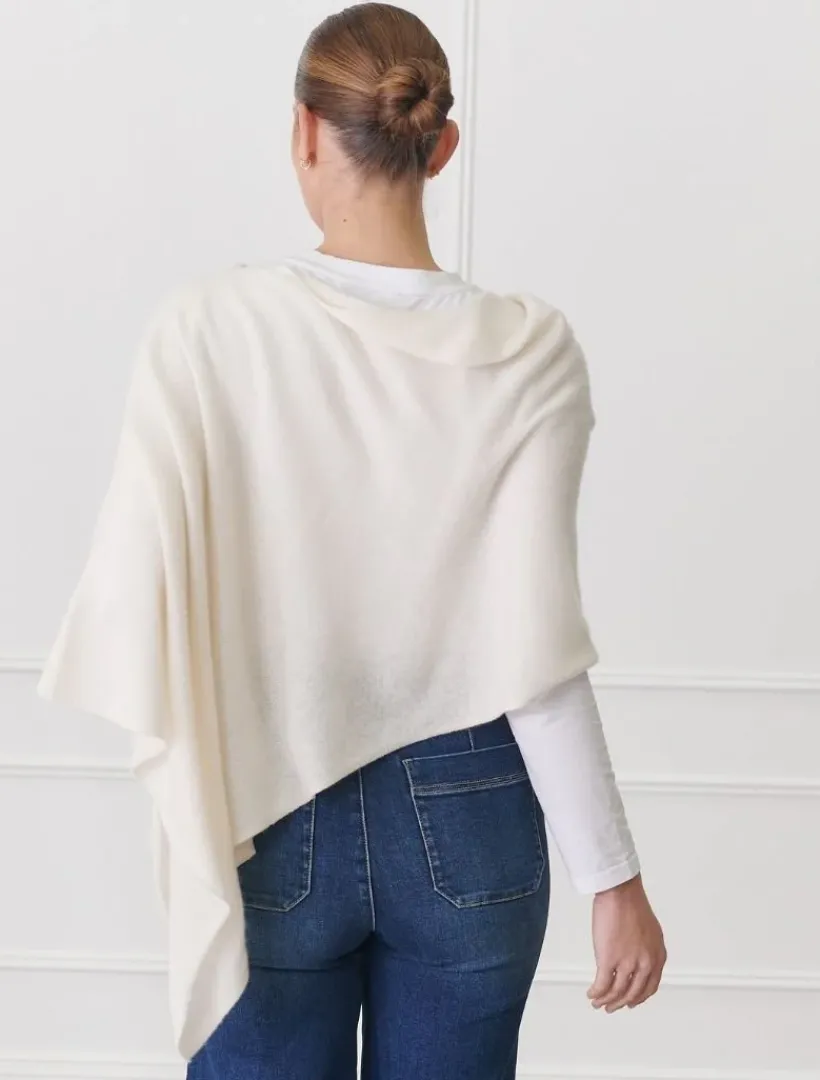 Scarves|Ponchos And Ponchettes*Zjoosh Cashmere Ponchette Cream