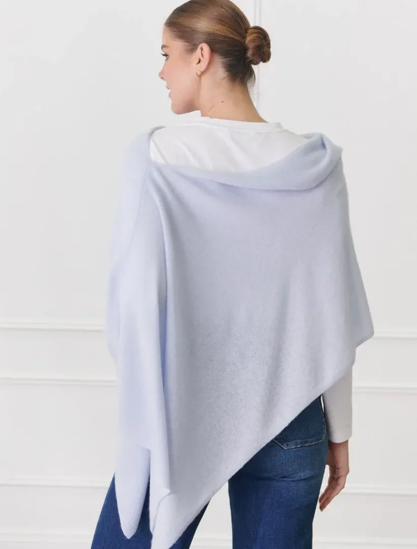 Scarves|Ponchos And Ponchettes*Zjoosh Cashmere Ponchette Pale Blue PaleBlue