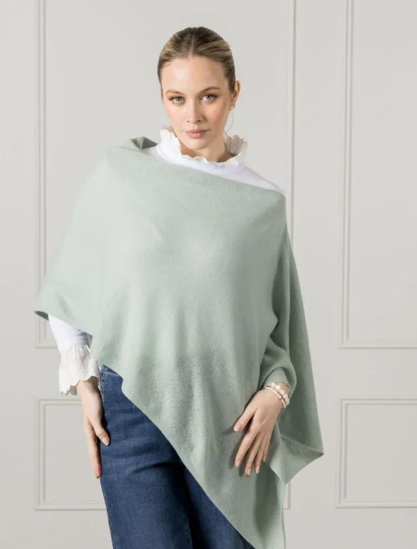 Scarves|Ponchos And Ponchettes*Zjoosh Cashmere Ponchette Sage