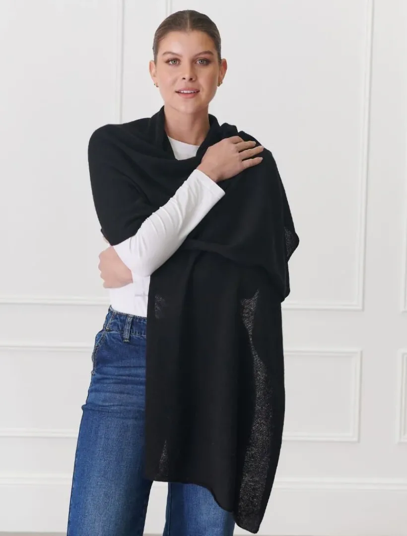 Cashmere Scarves|Scarves*Zjoosh Cashmere Scarf Black