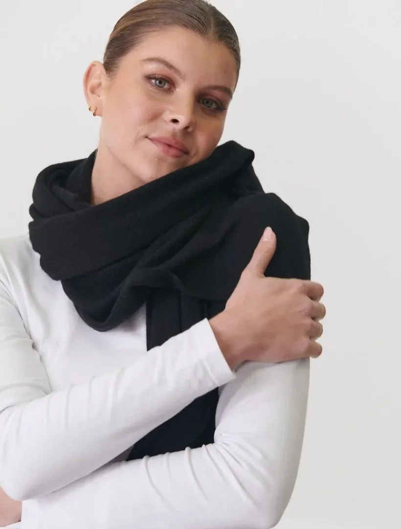 Cashmere Scarves|Scarves*Zjoosh Cashmere Scarf Black