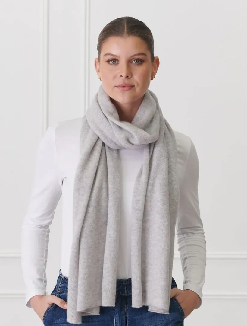 Cashmere Scarves|Scarves*Zjoosh Cashmere Scarf Grey