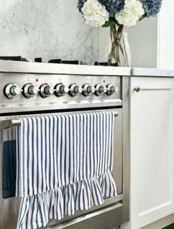 Towels*Zjoosh CC Ticking Stripe Tea Towel