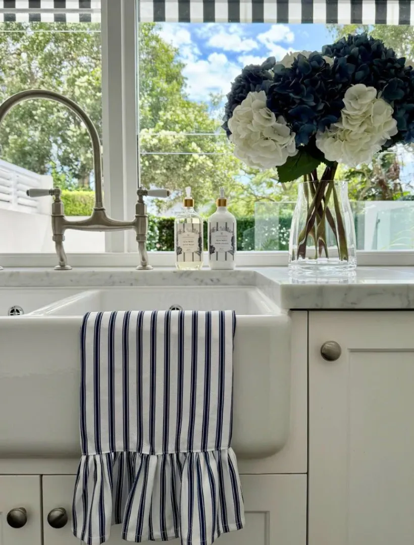 Towels*Zjoosh CC Ticking Stripe Tea Towel