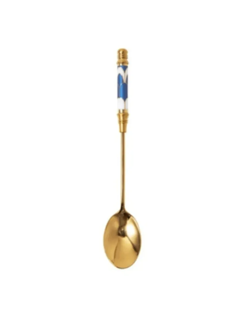 Cutlery & Servers*3rd Party Other Ceramic Blue Arch Tile Pattern Spoon