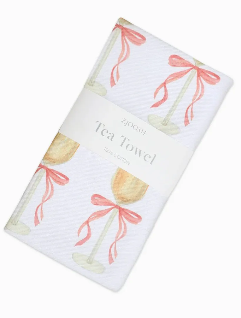 Towels*Zjoosh Champagne Tea Towel
