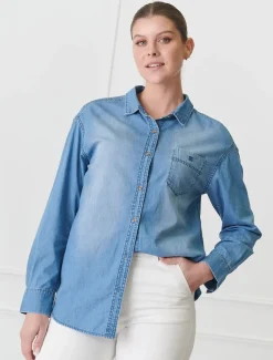 Shirts And Tops*Zjoosh Charlie Denim Shirt