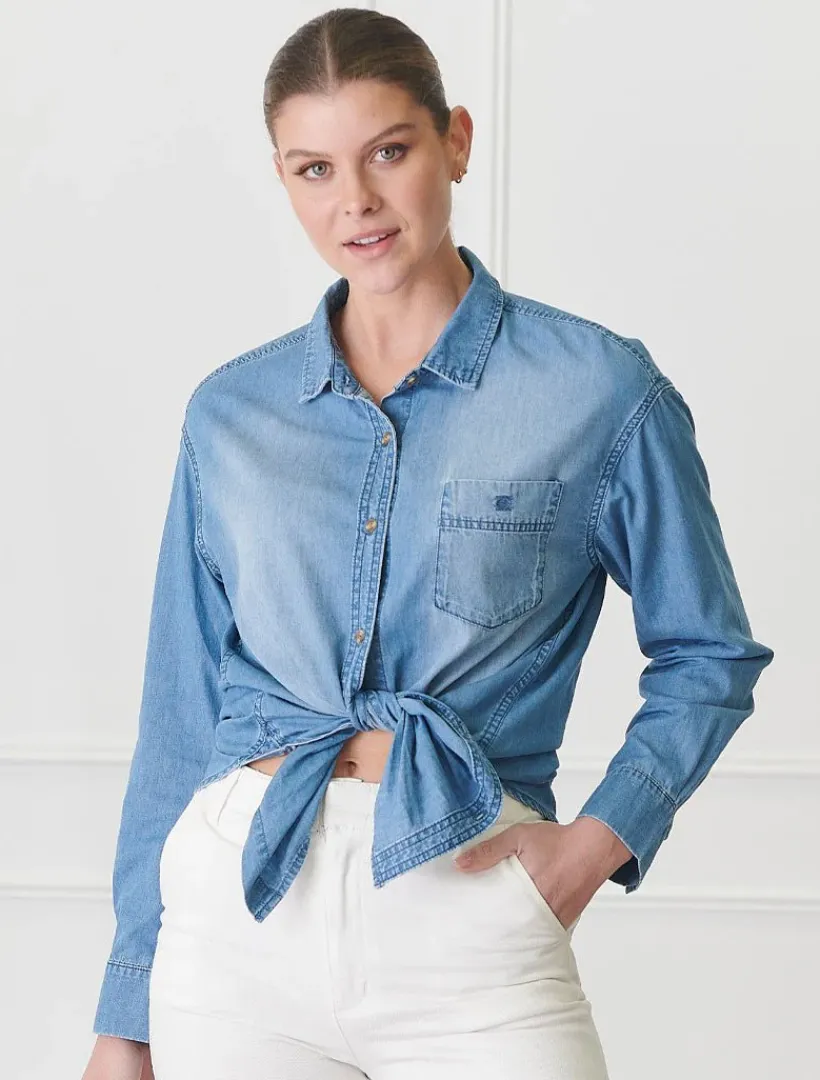 Shirts And Tops*Zjoosh Charlie Denim Shirt