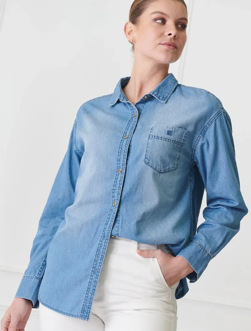 Shirts And Tops*Zjoosh Charlie Denim Shirt