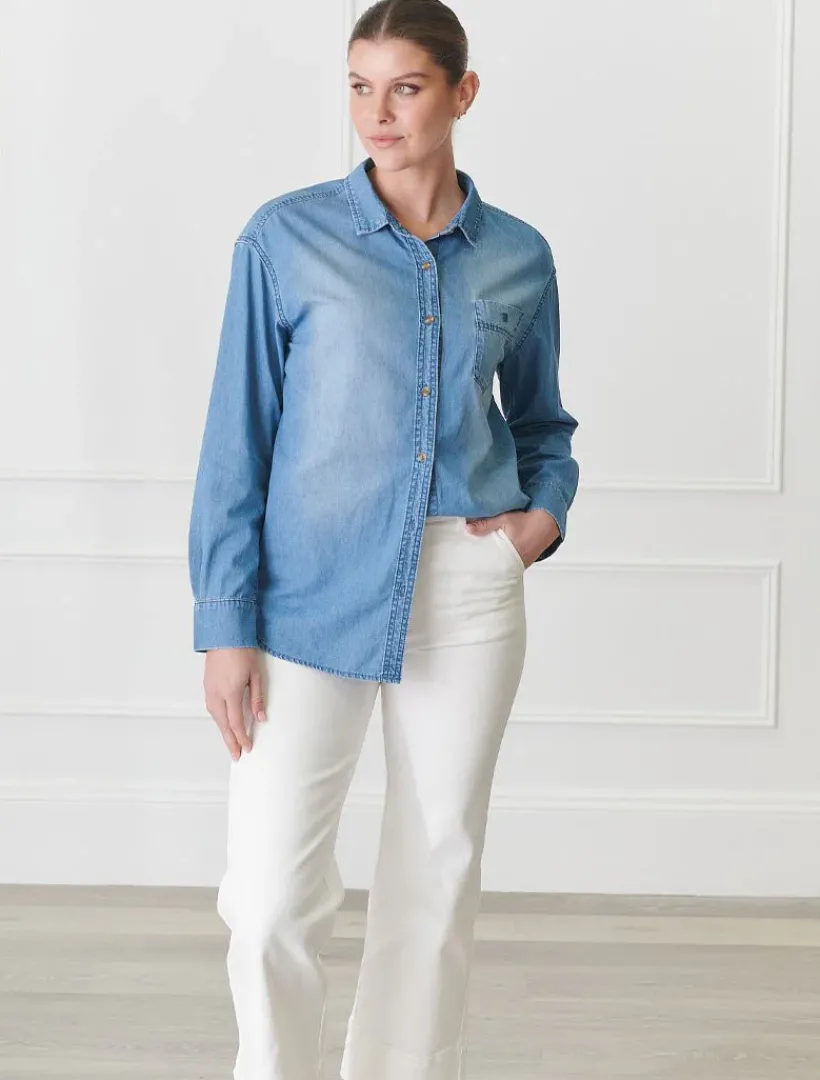 Shirts And Tops*Zjoosh Charlie Denim Shirt