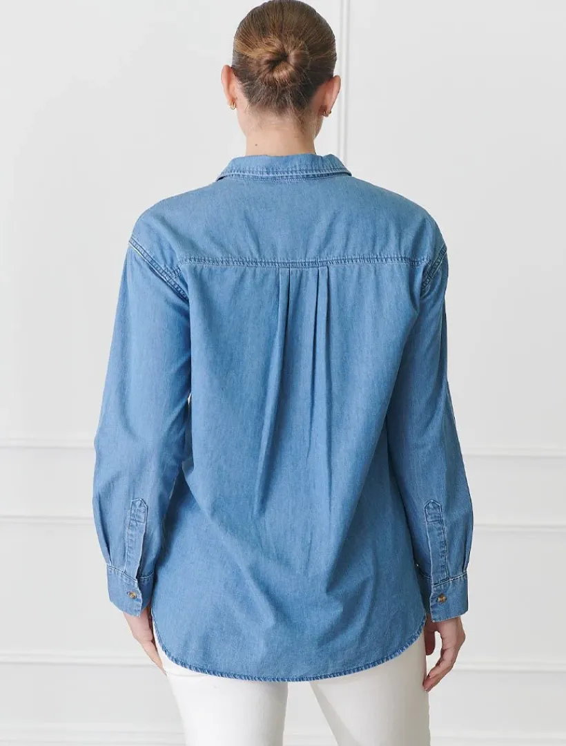 Shirts And Tops*Zjoosh Charlie Denim Shirt